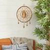 25" x 14" Eclectic Metal Buddha Windchime Bronze - Olivia & May - 2 of 4