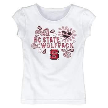 NCAA NC State Wolfpack Toddler Girls' White T-Shirt