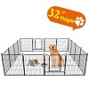 GOTGELIF 16 Panels 32" Height Dog Playpen Heavy Duty Pet Fence Indoor Outdoor - 2 of 4