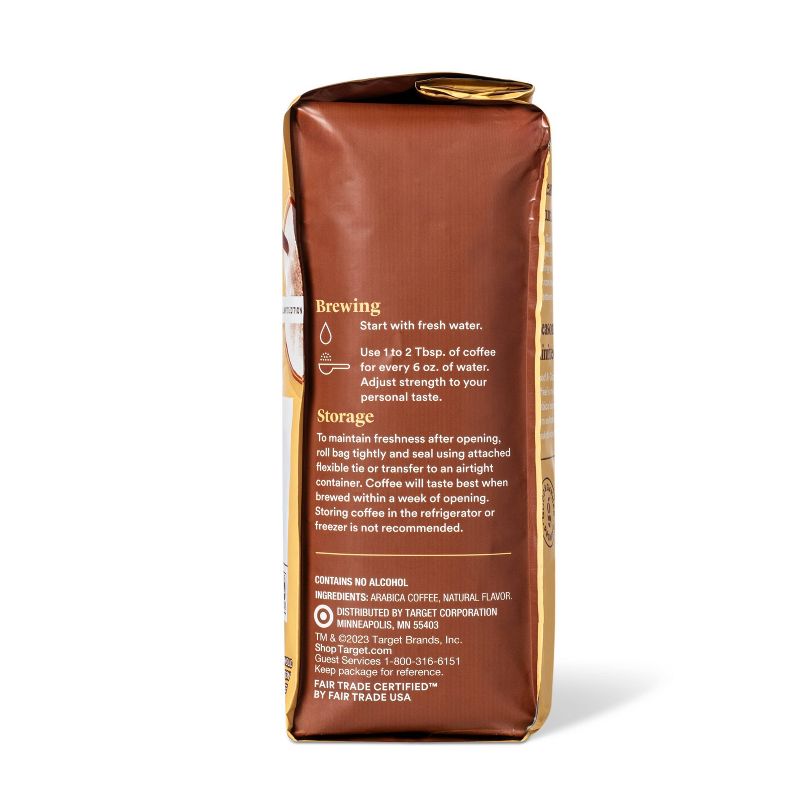 Naturally Flavored Hot Buttery Rum Light Roast Ground Coffee - 12oz - Good &#38; Gather&#8482;, 5 of 6