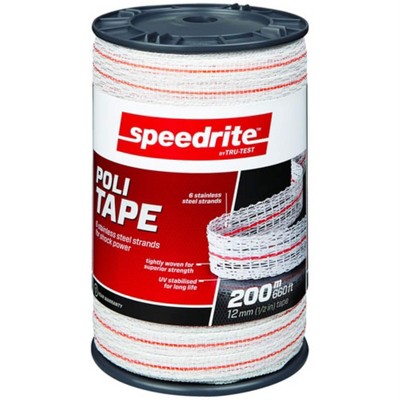 Field Guardian SpeedriteSpeedrite Polytape Roll Stainless Steel Flexible Easy Handling Durable White 660