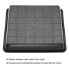 Unique Bargains Indoor Outdoor Plastic Square Flower Drip Trays Plant Pot Saucer 10 Pcs - 3 of 4