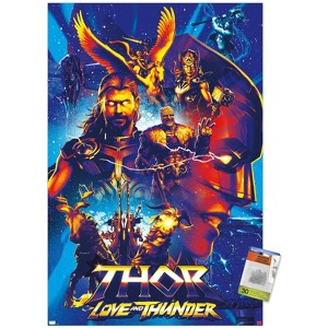 Trends International Marvel Thor: Love and Thunder - Group Unframed Wall Poster Prints - 1 of 4