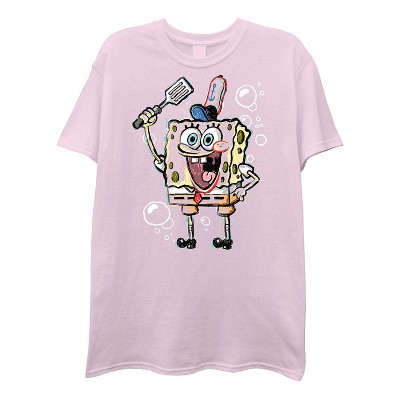 Mens Spongebob Squarepants Classic Shirt - Spongebob, Patrick & Krusty Krab T-Shirt