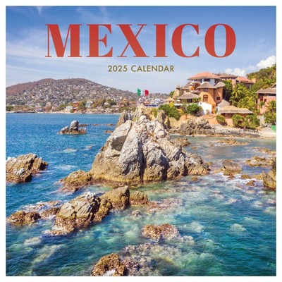 Tf Publishing 2025 Wall Calendar 12"x12" Mexico : Target