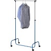 Kings Brand Furniture - Standard Rod Clothing Garment Rack, Rolling Clothes Organizer on Wheels for Hanging Clothes - 3 of 4
