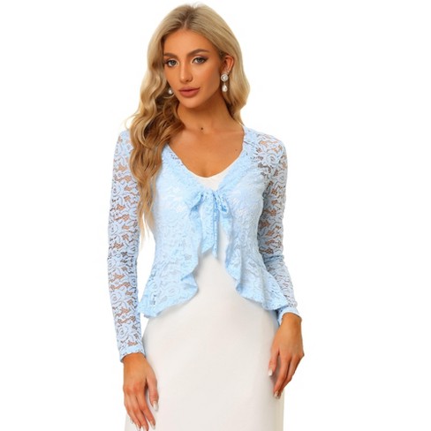 Orders Royal blue lace jacket coverup shrug