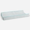 Bacati - Petals Quilted Muslin Changing Pad Cover Aqua - 3 of 4