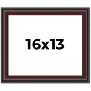 PosterPalooza | Linear Brown Picture Frame - UV Acrylic, Backing Board, Hanging Hardware Included - 2 of 4