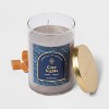 2-Wick Lidded Glass Jar Candle Cozy Nights 21.5oz - Threshold™ - 3 of 3
