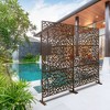 PAGED Balcony Privacy Screens Outdoor and Panels with Free Standing, Freestanding Outdoor Privacy Screen, Privacy Fence Screen, Mesh Shape - 2 of 4