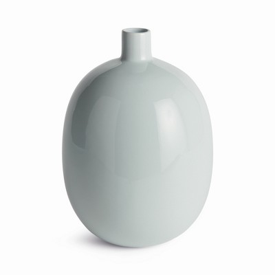 Plum & Post Barclay Butera Sandbar Vase Large - Light Blue Stoneware