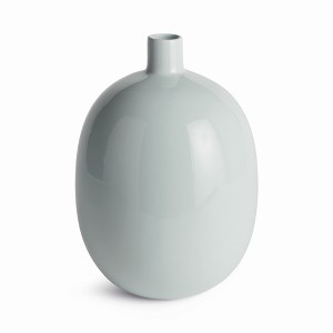 Plum & Post Barclay Butera Sandbar Vase Large - Light Blue Stoneware - 1 of 4