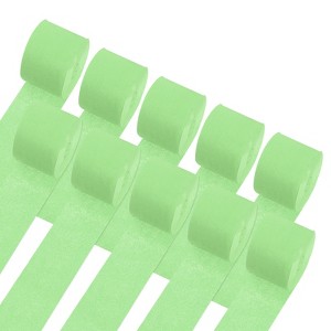 Unique Bargains Fine Texture Lightweight Soft to the Touch Not Easy to Fade Crepe Paper Streamers 10 Pcs - 1 of 4
