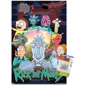 Trends International Rick And Morty - Season 4 Group Unframed Wall Poster Prints - 1 of 4