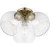 Livex Lighting Catania 3 - Light Semi-Flush Mount in  Antique Brass - 2 of 4