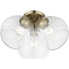 Livex Lighting Catania 3 - Light Semi-Flush Mount in  Antique Brass - image 2 of 4