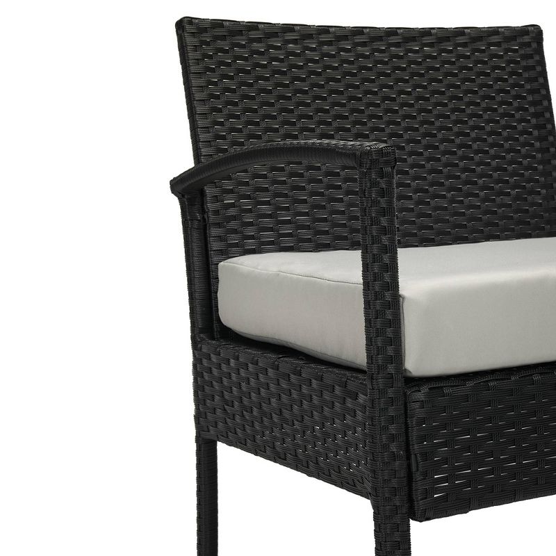 EDYO LIVING 3pc Wicker Outdoor Patio Conversation Furniture Set, 6 of 9