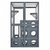 LAOTIES Large Outdoor Wooden Catio,Weatherproof Cat House With Tall Door Cat Shelves And Removable Pine Wood Boxes For Play And Rest - 4 of 4