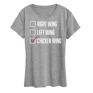 Women's - Instant message - Chicken Wing Ballot Short Sleeve Graphic T-Shirt - 1 of 4