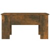vidaXL Coffee Table Smoked Oak 31.1"x19.3"x16.1" Engineered Wood - 3 of 4