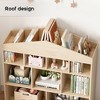 Children's Bookcase, House Shape Shelf, Children's Shelf, Storage Shelf for Children, Children's Room Shelf with 4 Levels - 4 of 4