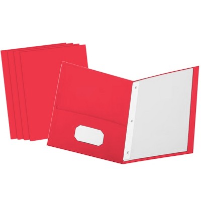 Paper Folders with Pockets 2 Pocket Folders Bulk, Two Pocket Folders for Letter Size Sheets, File Folders with Pockets - by Enday