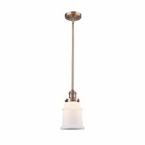 Canton - 1 Light Stem Hung Mini Pendant In Industrial Style-10 Inches Tall and 6.5 Inches Wide - 1 of 1