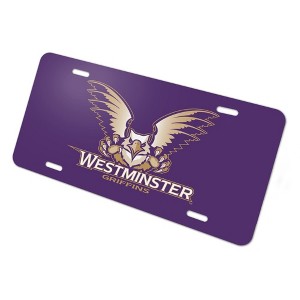 Westminster College Primary Logo Novelty Metal Vanity Tag License Plate - 1 of 4