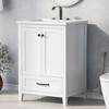 24" Bathroom Vanity with Single Sink Combo, Modern Bathroom Storage Cabinet With Drawers, Freestanding Bathroom Vanity Cabinet - 2 of 4