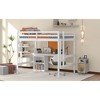 Full size Loft Bed with Desk and Writing Board - 3 of 4