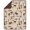 Sweet Jojo Designs Boy Baby Mini Crib Bedding Set - Wild West Cowboy Multicolor 3pc - 4 of 4