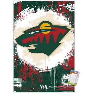 Trends International NHL Minnesota Wild - Maximalist Logo 23 Unframed Wall Poster Prints - 1 of 4