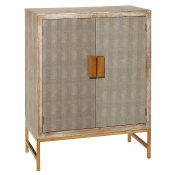 Contemporary Metal Cabinet - Olivia & May