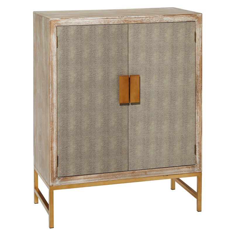 Contemporary Metal Cabinet - Olivia &#38; May, 1 of 10