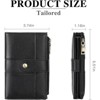 FATMOON Small Wallet for Women - RFID Blocking Compact PU Leather Bifold with 13 Card Slots & 3 ID Windows for Daily Use,Travel - 3 of 4