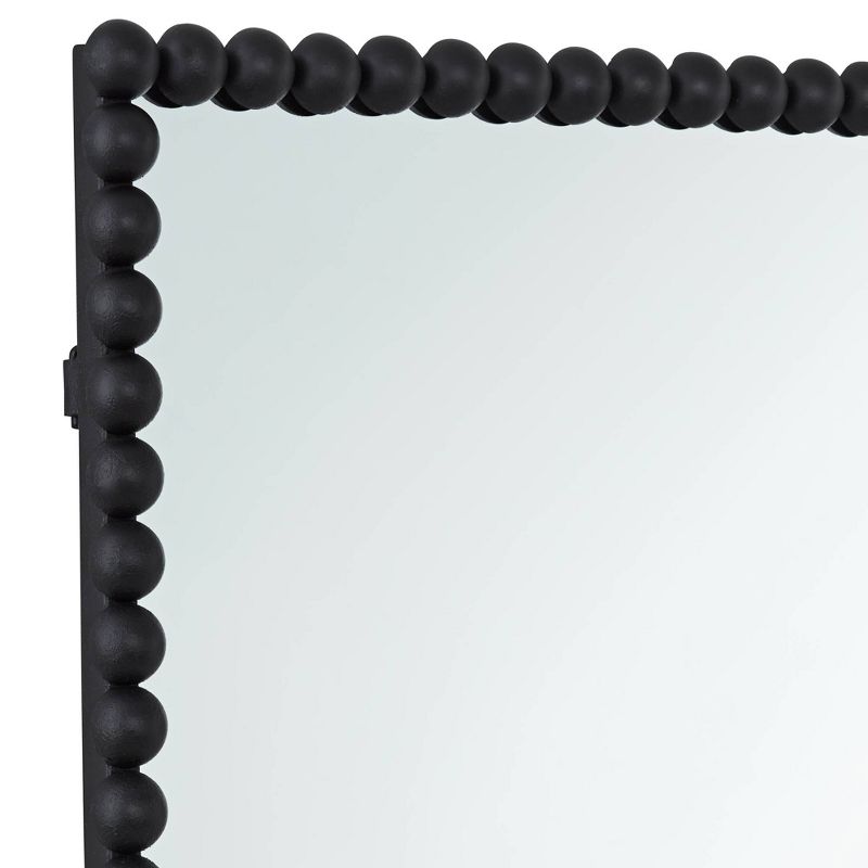 Uttermost Harmer Black Iron Beaded 22 1/4" x 34 1/2" Wall Mirror, 3 of 10