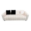 82.68" Corduroy Multi-Seat Sofa, Neutral Tone, Spacious Design, Solid Wood Construction for Living Room - 4 of 4
