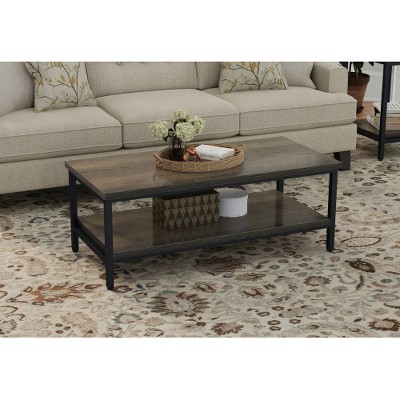 70" TV Stand with Open Shelves + Matching Brown Coffee Table – Stylish & Functional Living Room Set for Modern Homes