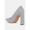 Uboa Slim Block Heel Women Pumps - 3 of 4