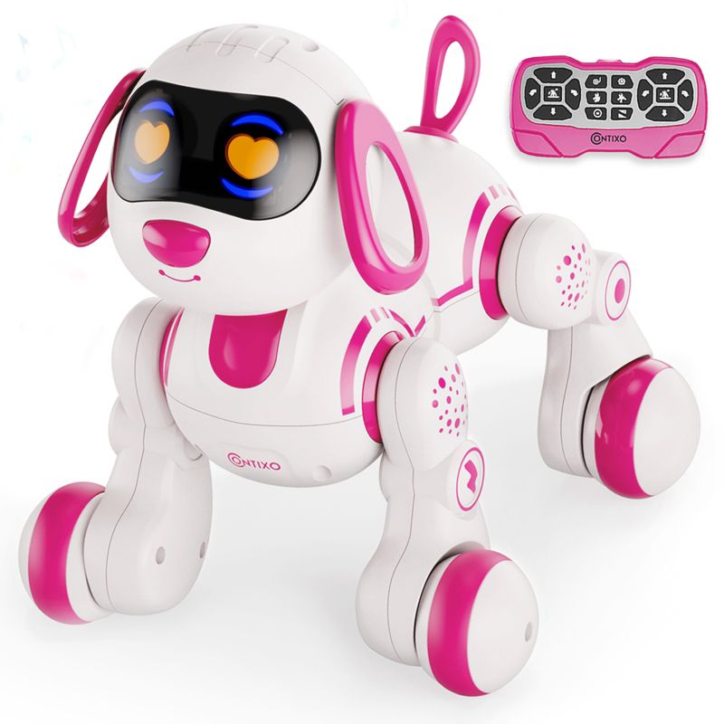 Contixo R3 Interactive Smart Robot Pet Dog Toy with Remote Control Pink, 1 of 10