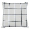 20"x20" Oversize Poly Filled Plaid Square Throw Pillow - Saro Lifestyle: Cotton Cover, Indoor Decorative Cushion - 2 of 3