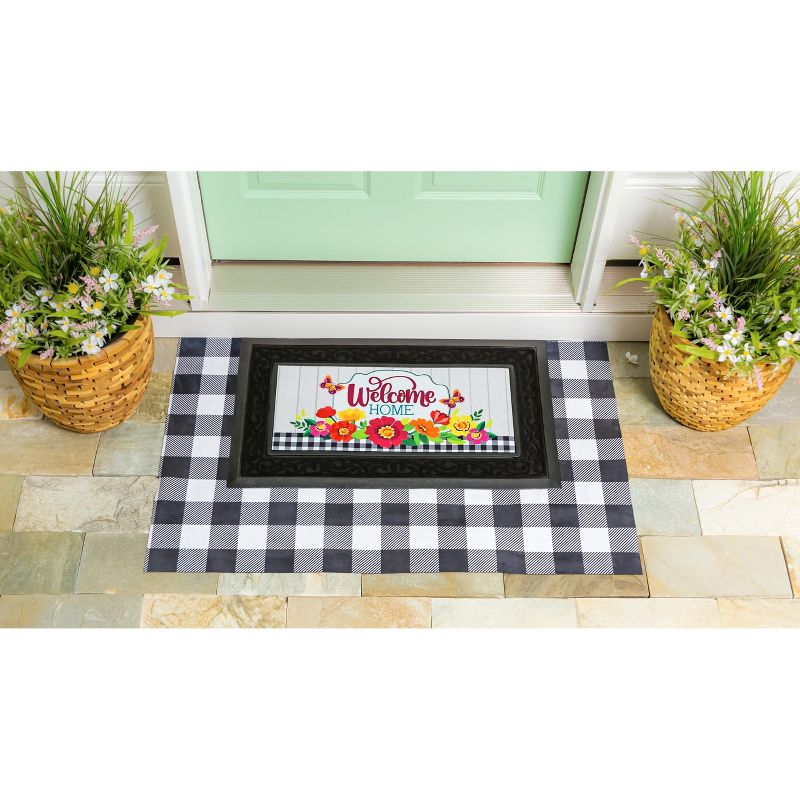 Evergreen Buffalo Check Layering Mat 11.5 x 9.5 Inches Indoor and Outdoor Decor, 3 of 4