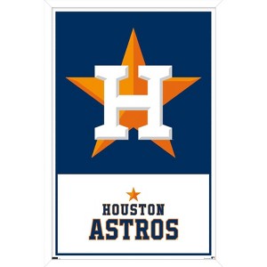 Trends International MLB Houston Astros - Logo 22 Framed Wall Poster Prints - 1 of 4