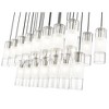 Alton 54" Modern Linear Chandelier - 23 Lights, Dimmable, Damp Rated, Steel Construction - 2 of 4