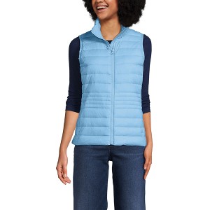 Lands' End Women's Wanderweight Packable Ultralight Down Vest - 1 of 4