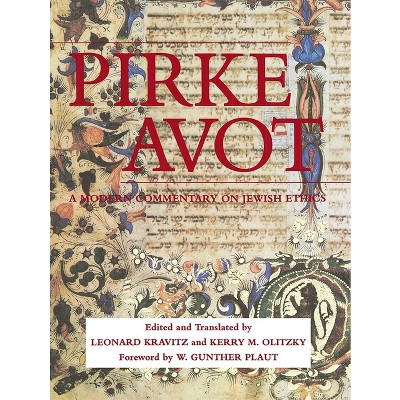 Pirke Avot: A Modern Commentary on Jewish Ethics - (Modern Commentary On) by  Behrman House (Paperback)