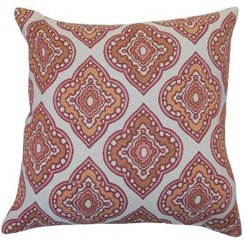Traditional Ikat Throw Pillow Blossom - The Pillow Collection