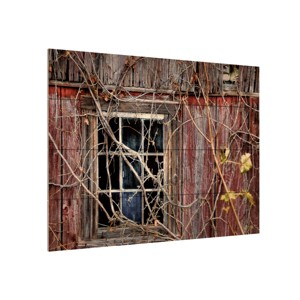 Trademark Fine Art -Lois Bryan 'Old Barn Window' Multi Panel Art Set - 1 of 4