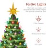 Best Choice Products 18in Ceramic Christmas Tree, Pre-lit Hand-Painted Holiday Decor w/ 93 Lights - 3 of 4